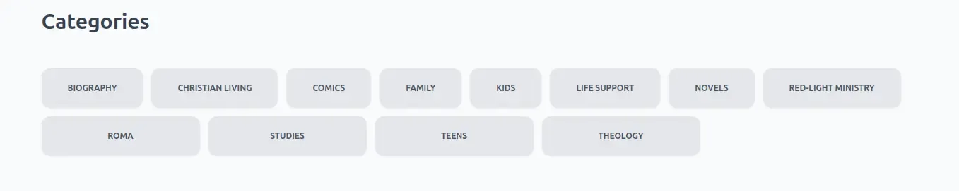 Image Categories Section